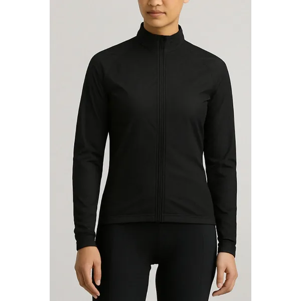 Veste vélo manches longues femme mi-saison personnalisable : confort et style au rendez-vous